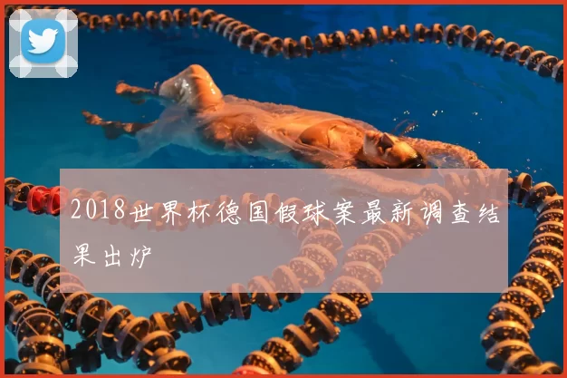 2018世界杯德国假球案最新调查结果出炉