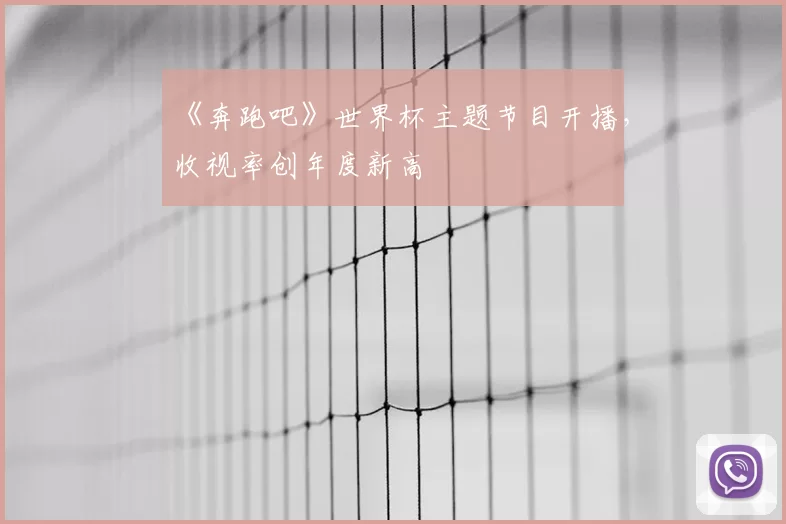 《奔跑吧》世界杯主题节目开播,收视率创年度新高