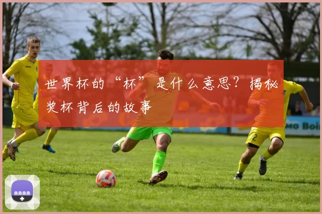 世界杯的“杯”是什么意思?揭秘奖杯背后的故事